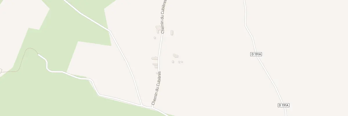 Plan du 590 Che de Cubières à Saint-Césaire-de-Gauzignan