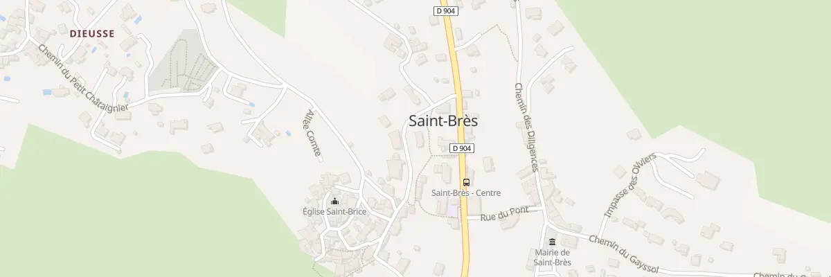 Plan du 2 Rue du Chemin Neuf à Saint-Brès