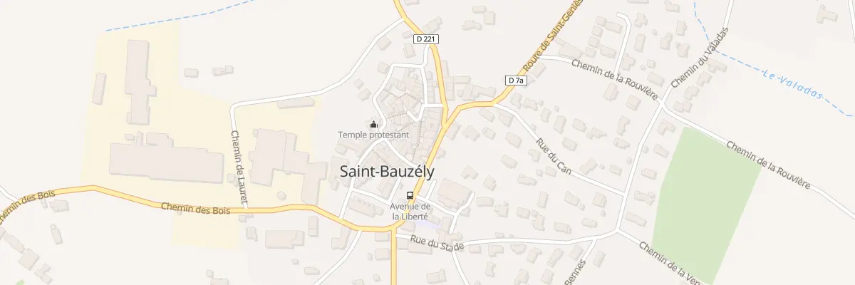 Plan du 5057 Av de la Liberte à Saint-Bauzély