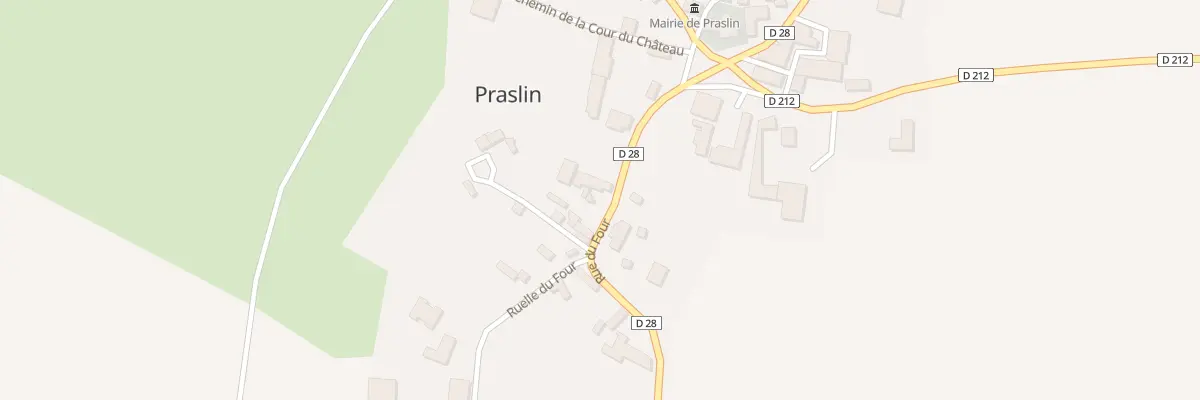 Plan du 8 Rue du Four à Praslin