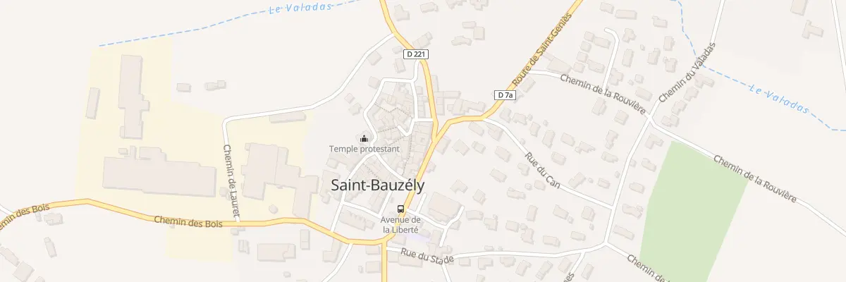 Plan du 5058 Av de la Liberte à Saint-Bauzély