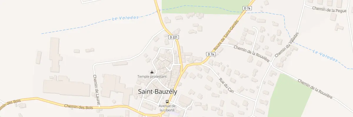 Plan du 5 Rte de Montignargues à Saint-Bauzély
