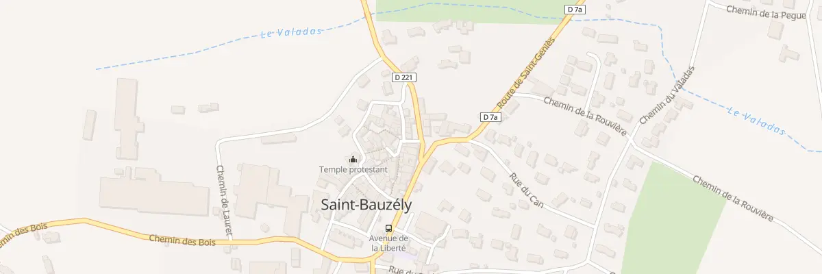 Plan du 5207 Rue du Porche à Saint-Bauzély
