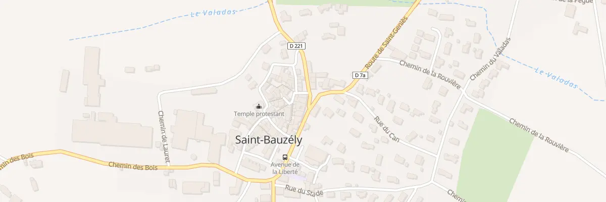 Plan du 5059B Av de la Liberte à Saint-Bauzély