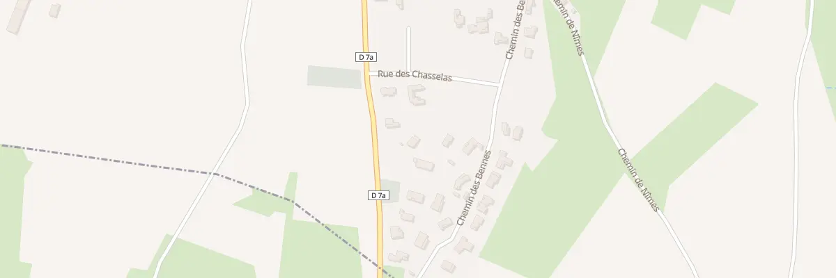 Plan du 5079 Rte de FONS à Saint-Bauzély