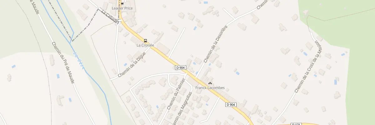 Plan du 48 Rue Faubourg du Paradis à Saint-Ambroix