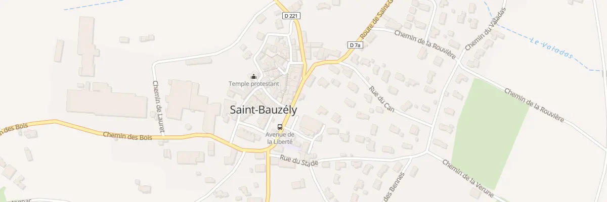 Plan du 5063 Av de la Liberte à Saint-Bauzély