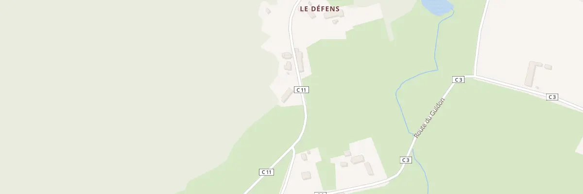 Plan du 9 Rte de la Coudrot à Alligny-en-Morvan