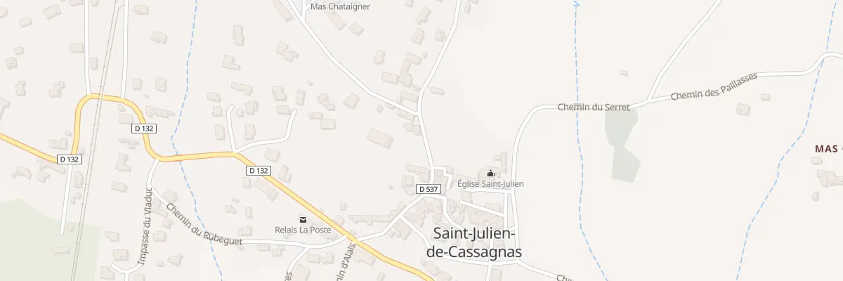 Plan du 159 Rte de Saint Germain à Saint-Julien-de-Cassagnas
