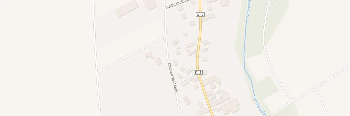 Plan du 50 Che des Hauts à Soudron
