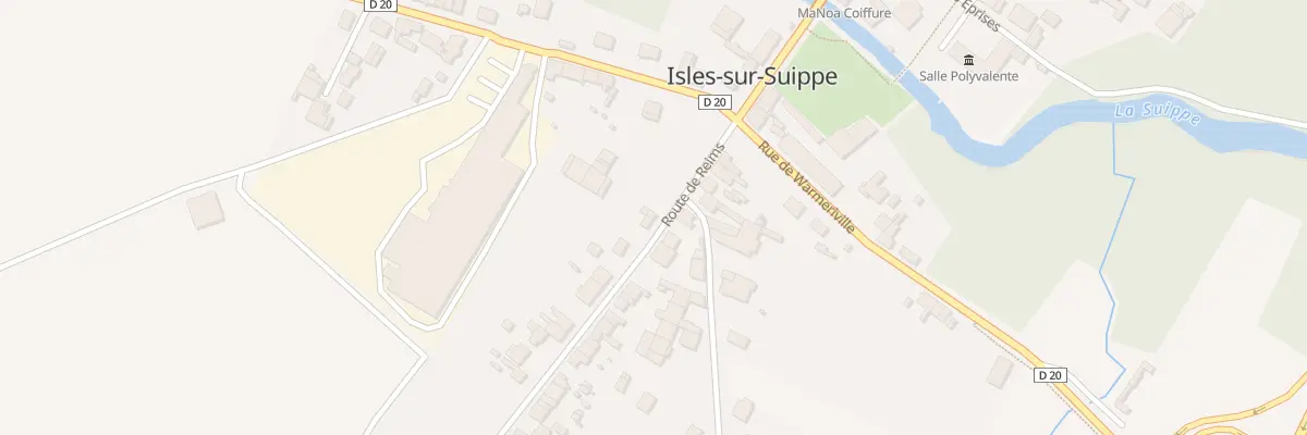 Plan du 32 Rte de Reims à Isles-sur-Suippe