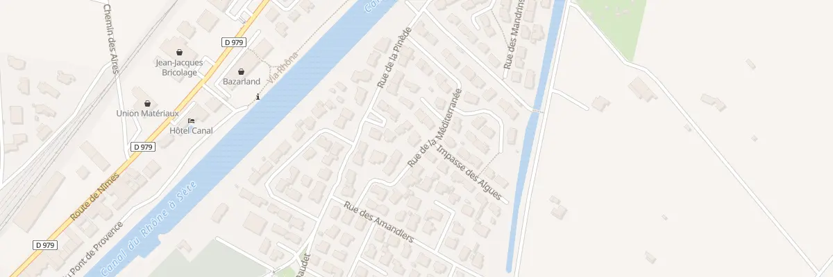 Plan du 9 Rue de la Mediterranee à Aigues-Mortes