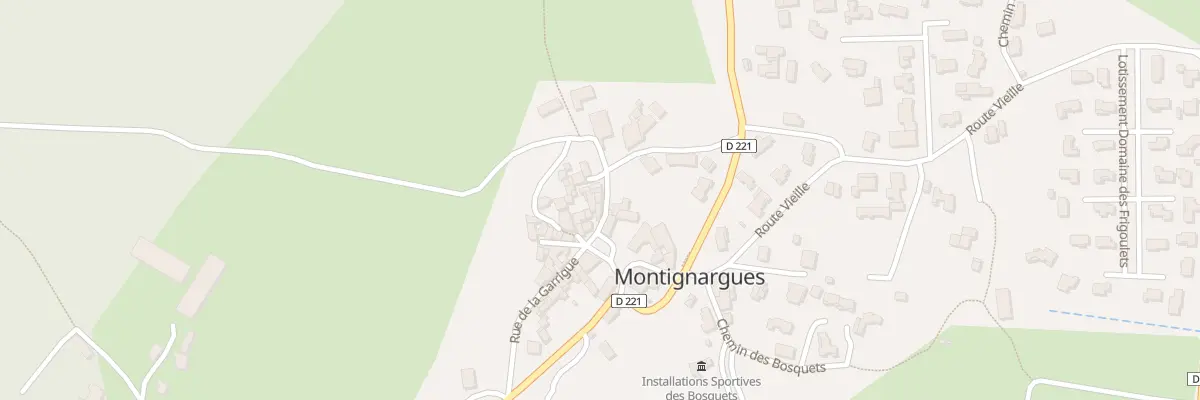 Plan du 7 Rue du Puits Neuf à Montignargues