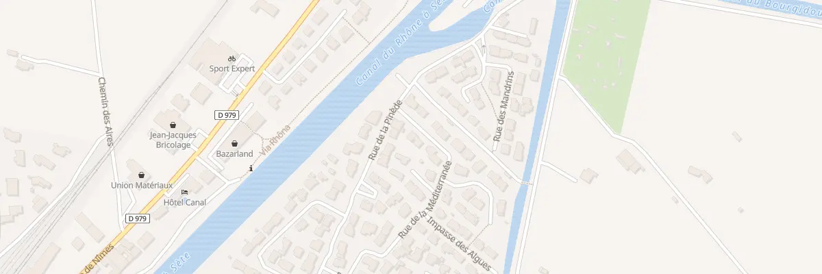 Plan du 21 Rue de la Mediterranee à Aigues-Mortes