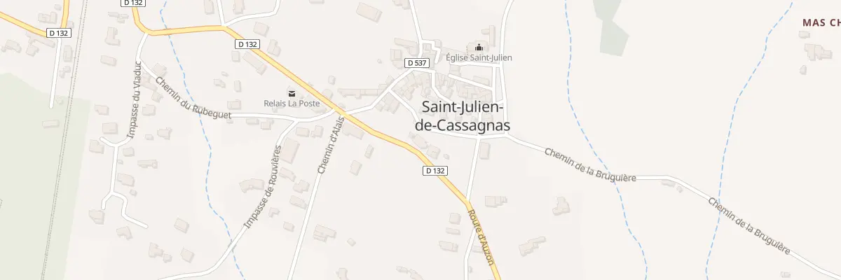 Plan du 81 Rte d’Auzon à Saint-Julien-de-Cassagnas