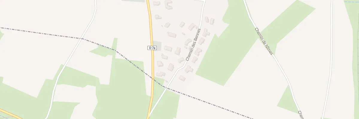 Plan du 5181 Che des Bennes à Saint-Bauzély