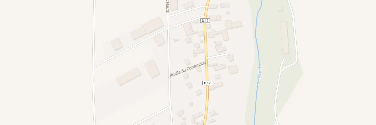 Plan du 2 Rle du Cordonnier à Soudron