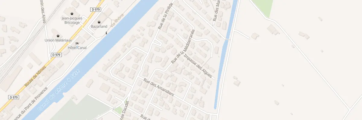 Plan du 2 Imp des Algues à Aigues-Mortes