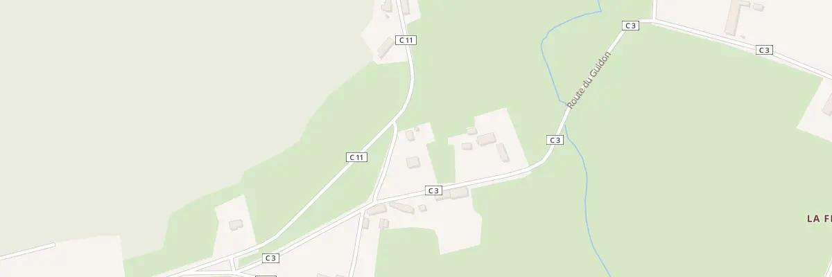 Plan du 108A Reglois à Alligny-en-Morvan
