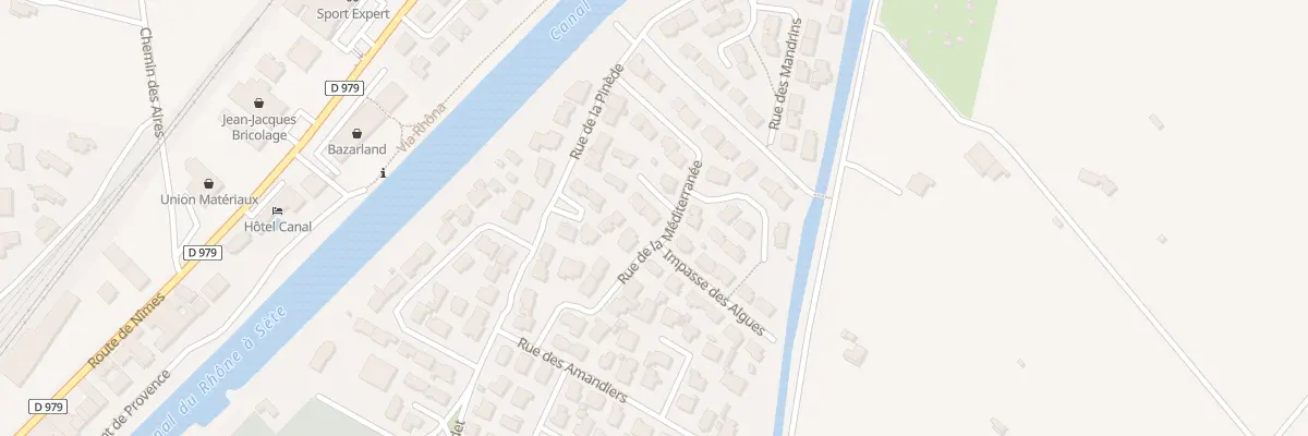 Plan du 11 Rue de la Mediterranee à Aigues-Mortes