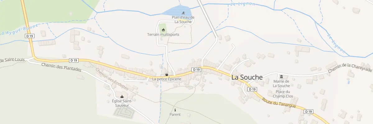Plan du 435 Rte du Tanargue à La Souche
