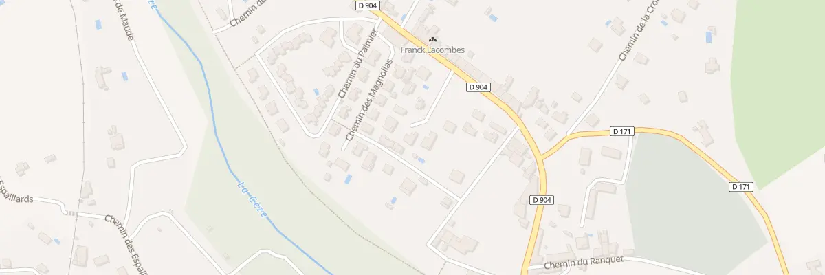 Plan du 4 Lot Le Paradis à Saint-Ambroix