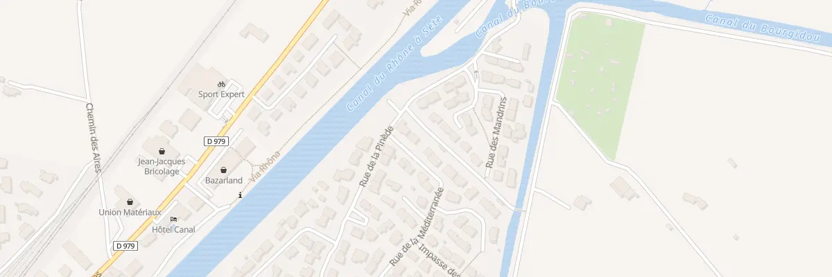 Plan du 20 Rue de la Mediterranee à Aigues-Mortes