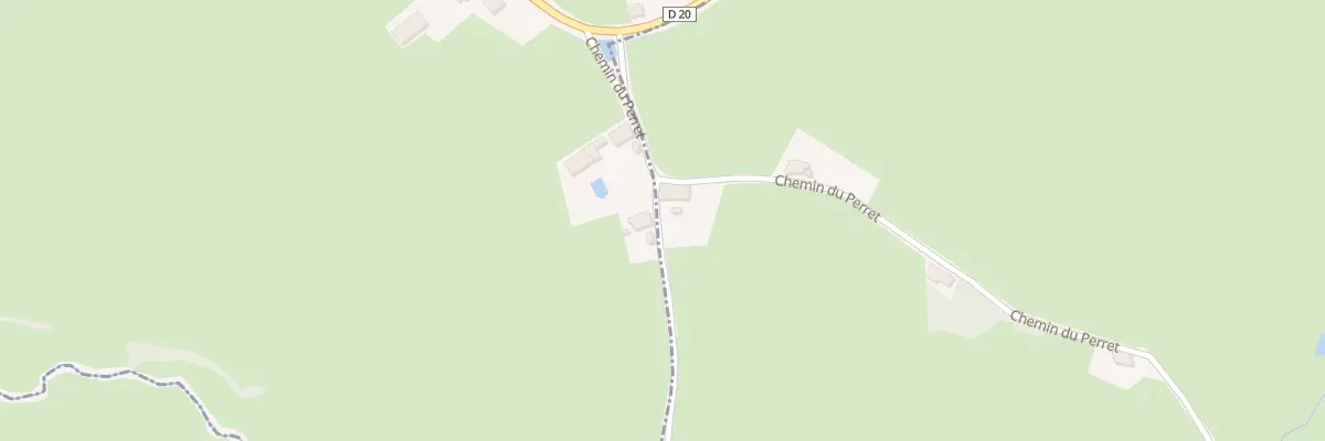 Plan du 5103 Le Perret à Prizy