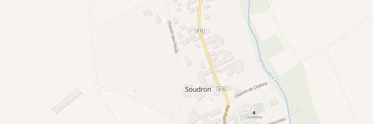 Plan du 42 Che des Hauts à Soudron