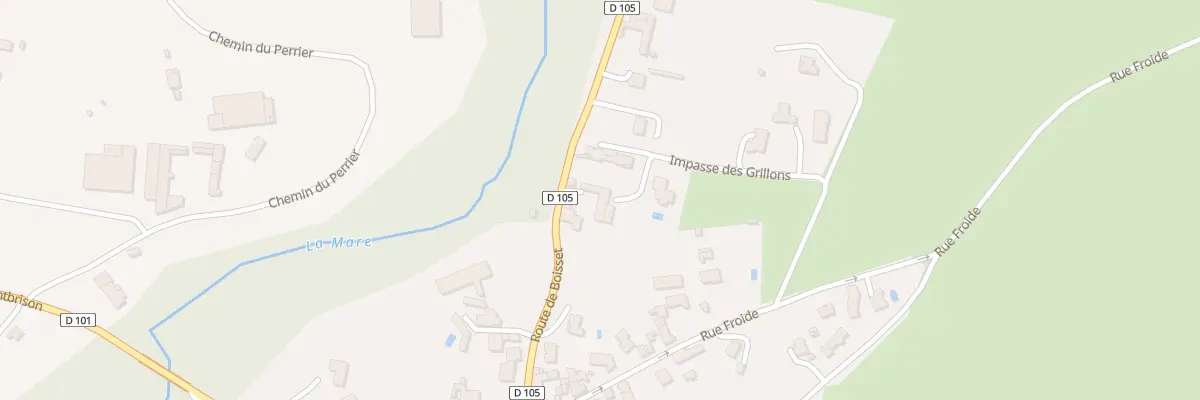 Plan du 198 Imp des Grillons à L’Hôpital-le-Grand