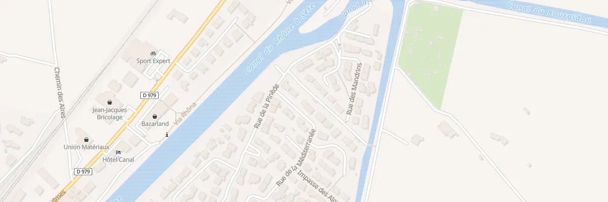 Plan du 18 Rue de la Mediterranee à Aigues-Mortes