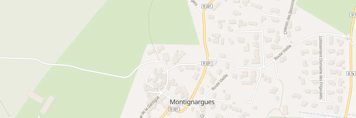 Plan du 5001A Le Village à Montignargues