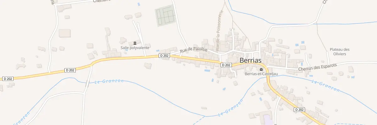 Plan du 87 Rue du Chadiot à Berrias-et-Casteljau