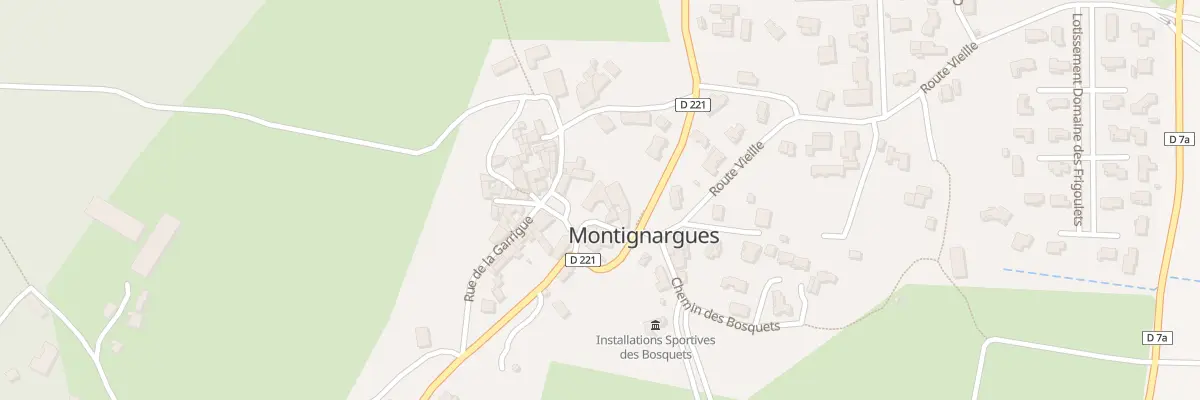 Plan du 5030 Le Village à Montignargues
