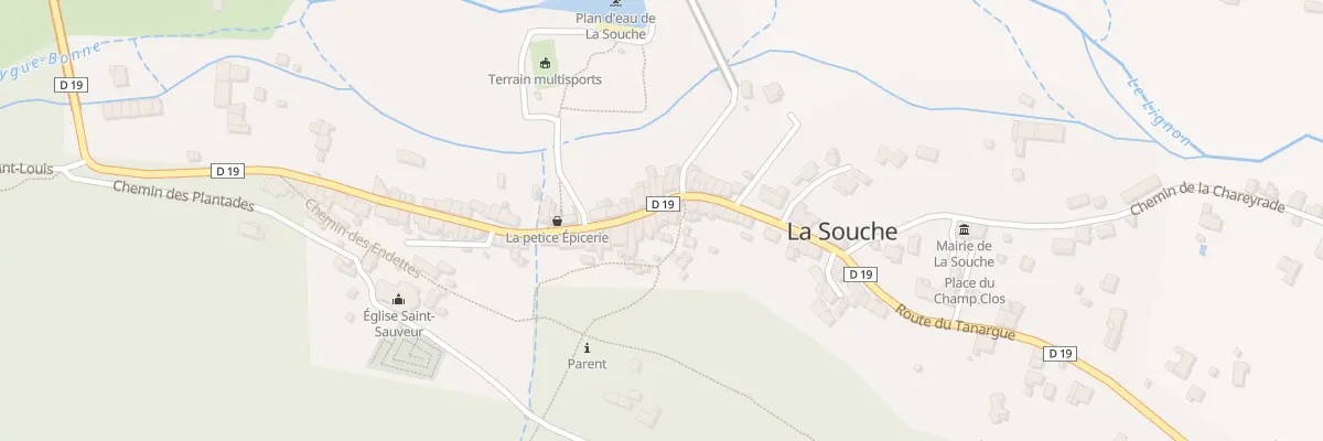 Plan du 440 Rte du Tanargue à La Souche