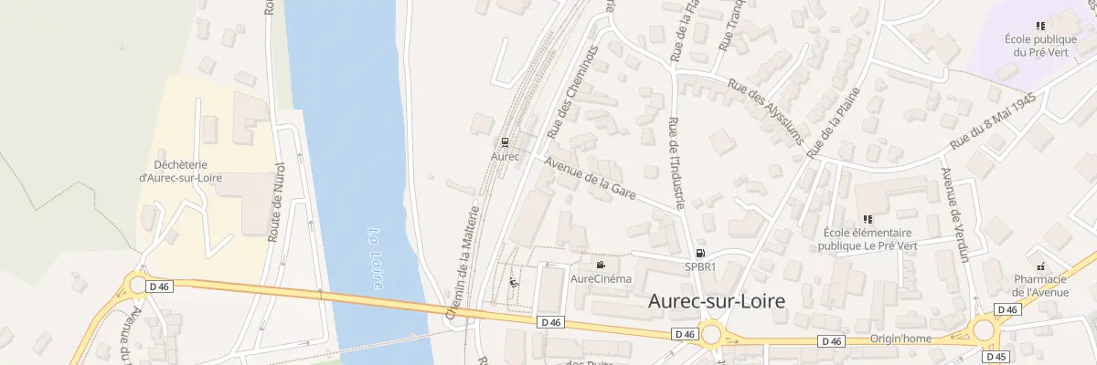 Plan du 227 Av de la Gare à Aurec-sur-Loire