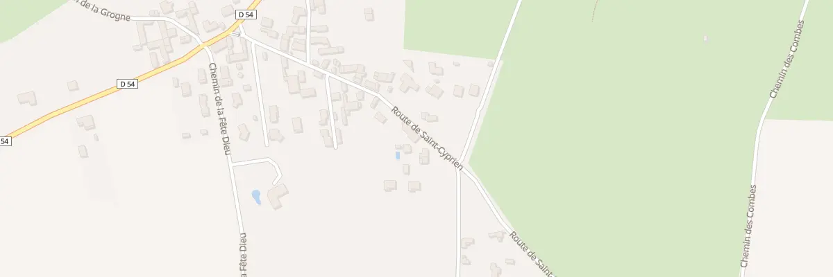 Plan du 260 Rte de Saint-Cyprien à Sury-le-Comtal