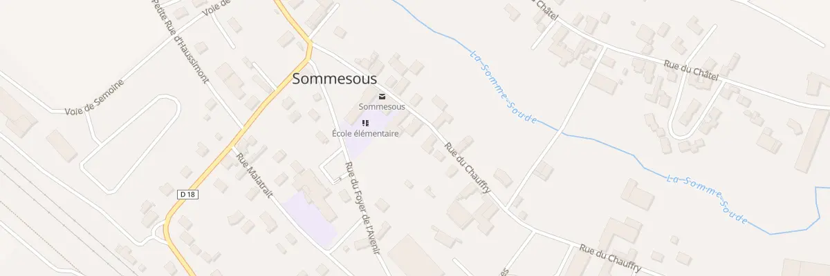 Plan du 25 Rue du Chauffry à Sommesous