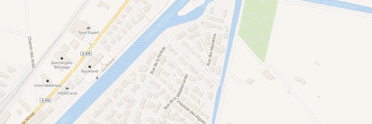 Plan du 16 Rue de la Mediterranee à Aigues-Mortes