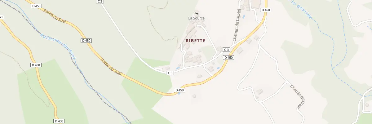 Plan du 5301 Ribette à Ribes