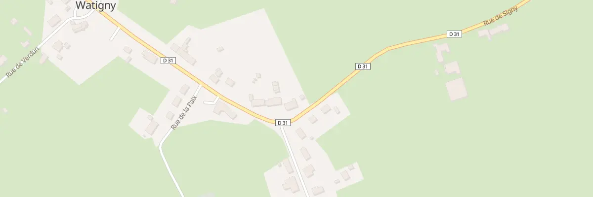 Plan du 1 Rue de Signy à Watigny