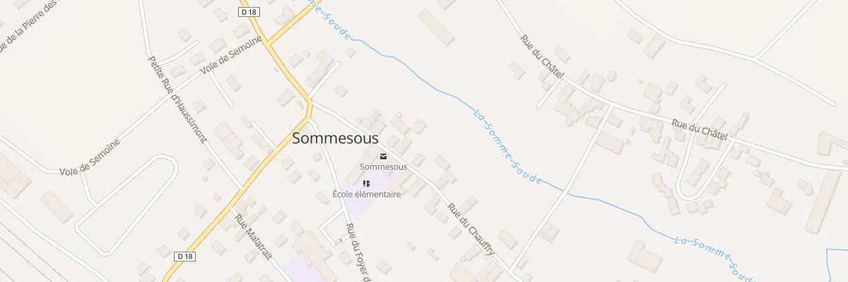 Plan du 30 Rue du Chauffry à Sommesous