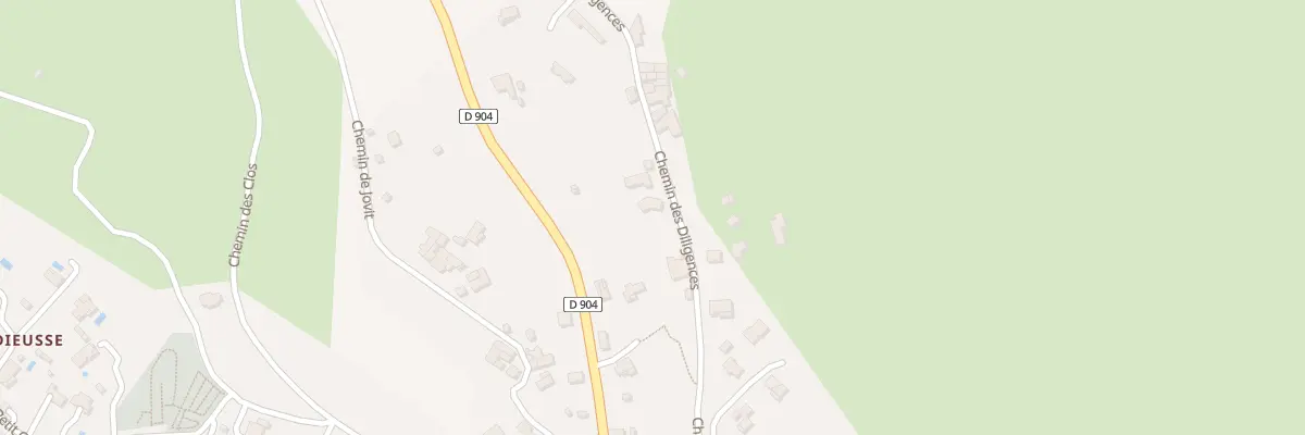 Plan du 286 Che des Diligences à Saint-Brès