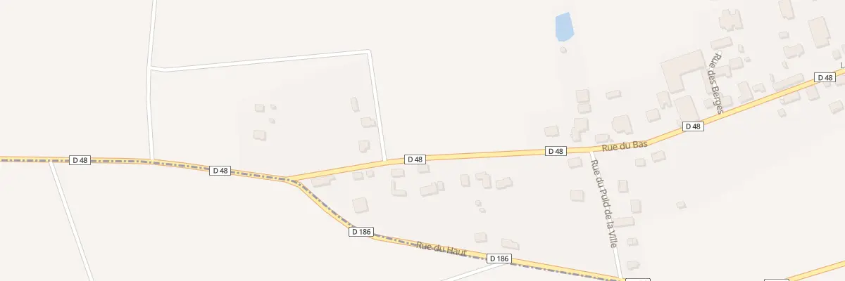 Plan du 13 Rue du Bas à Laubressel