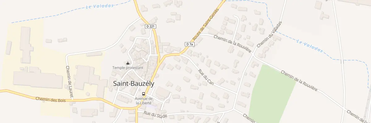 Plan du 1 Rue du Can à Saint-Bauzély