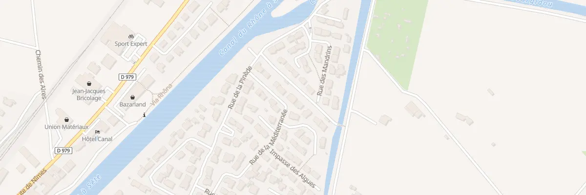 Plan du 14 Rue de la Mediterranee à Aigues-Mortes