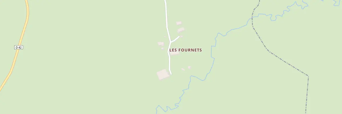 Plan du 5055 Les Fournets à Champclause