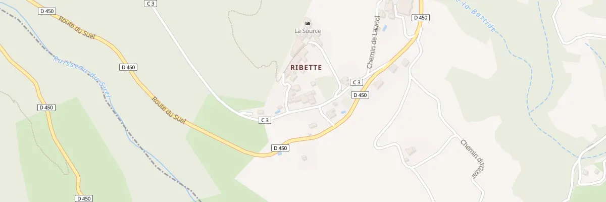 Plan du 5110T Ribette à Ribes
