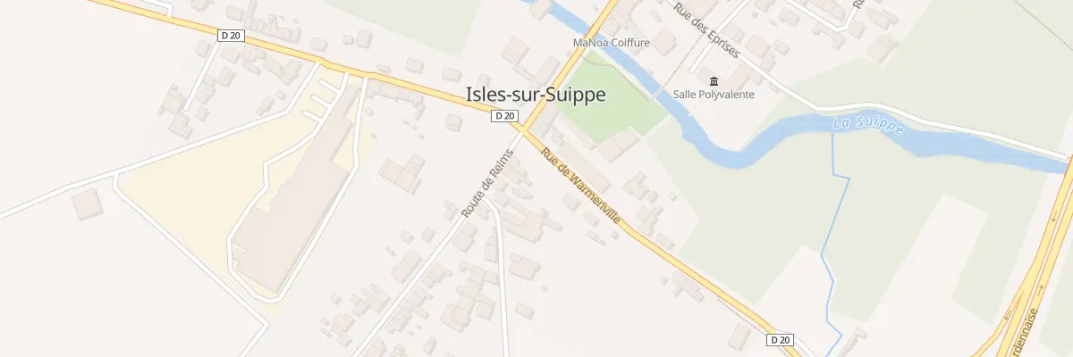 Plan du 23 Rte de Reims à Isles-sur-Suippe