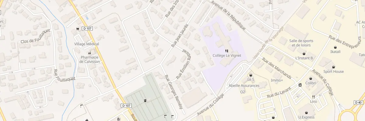 Plan du 5B Rue Emilien Rabinel à Calvisson